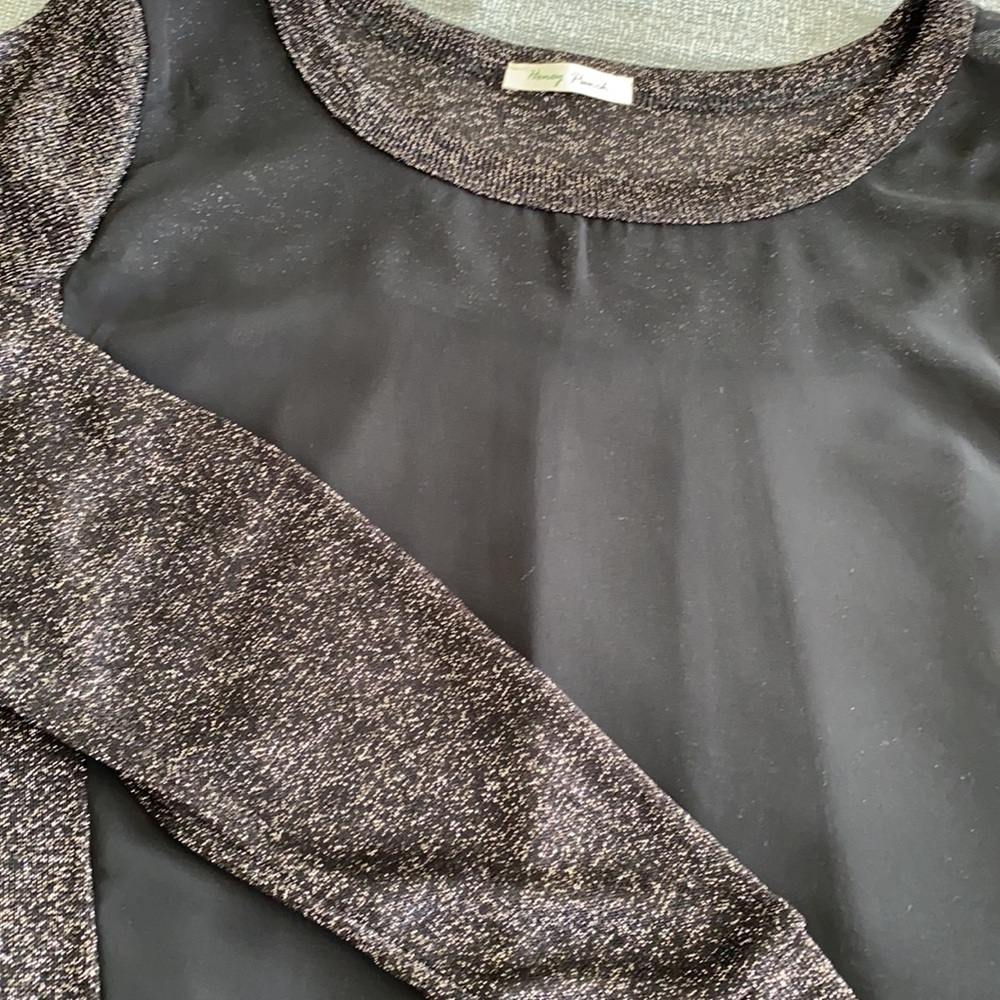 Sheer Long Sleeve Top - Picture 3 of 3
